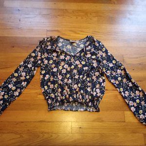 Long Sleeve Floral Top